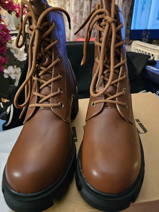 IDIFU Shoes - IDIFU Brown Heeled Lace-Up Women's Boots